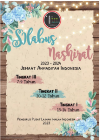 Silabus Nashirat 2023-2024 Jemaat Ahmadiyah Indonesia